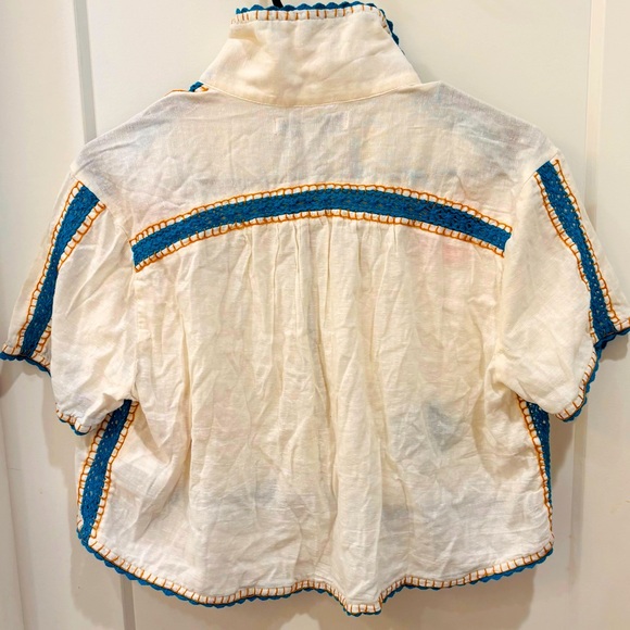 Sold Out and NWT Urban Outfitters Floral Embroidered Top. XS - Picture 6 of 8